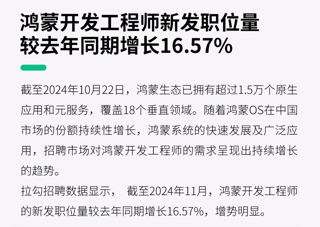 鸿蒙开发能赚钱？我笑了