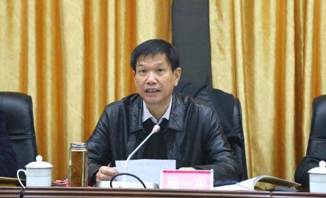 私德败坏、玩忽职守!湖南怀化人大常委会原副主任杨一中被公诉