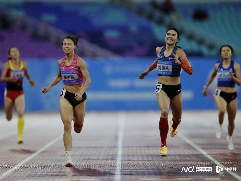 又是0.12秒决胜负!莫家蝶不敌刘英兰获女子400米亚军